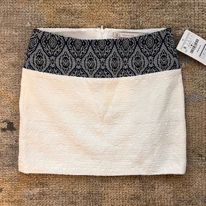 ZARA SMALL White/Blue Skirt